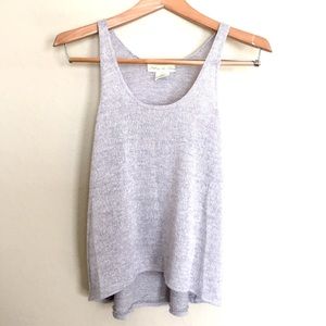 Urban Outfitters Gray Sleeveless Knit Top XS